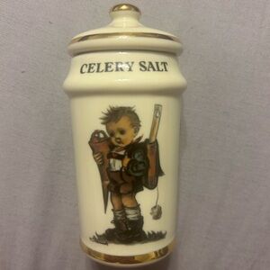 MJ Hummel Celery Salt Spice Jar